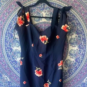 Midi floral dress